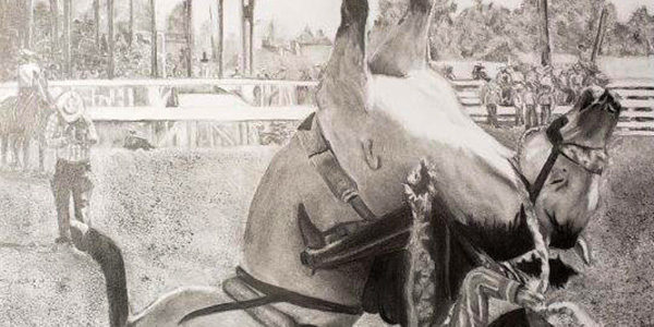Kaitlin Cates Rodeo Art 2019