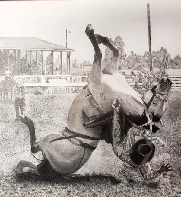 Kaitlin Cates Rodeo Art 2019