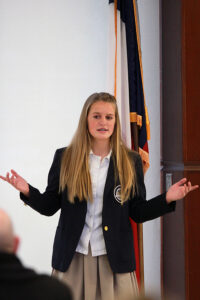 Kate Friesenhahn - 2021 Eighth Grade Oratory Champion