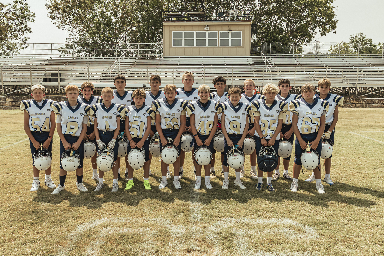 7th Grade Football Team Picture