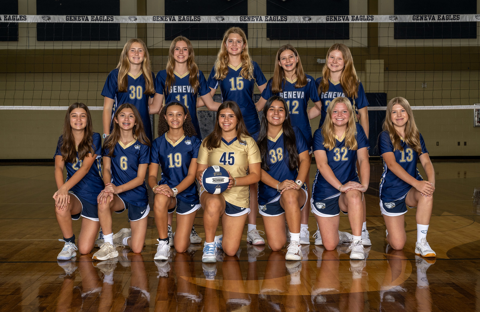 Gold LS Volleyball Team Picture